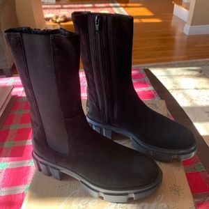 Free People Brooks Chelsea Boot, Black, Size 37 (US size 7)